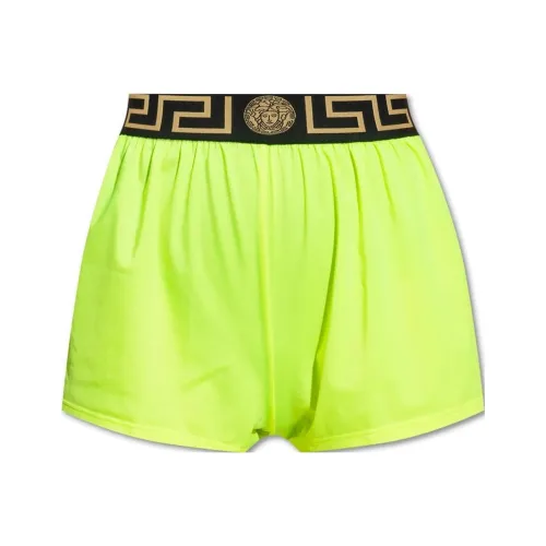 VERSACE Неоновые зеленые Женские Повседневные шорты