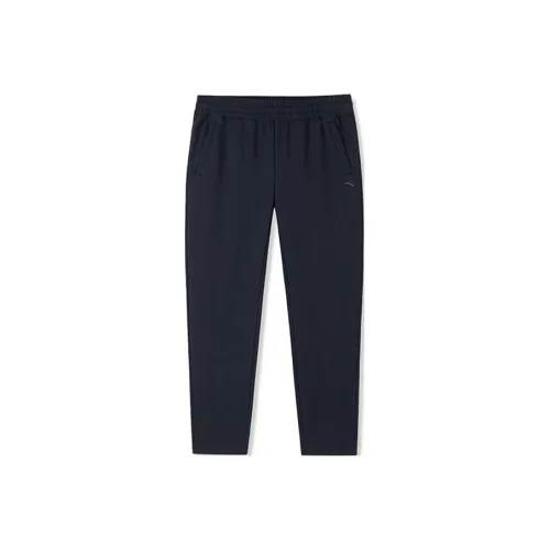 ANTA Variety Тренировки Коллекция Вязаные Тренировочные Брюки Женские Основные Черный