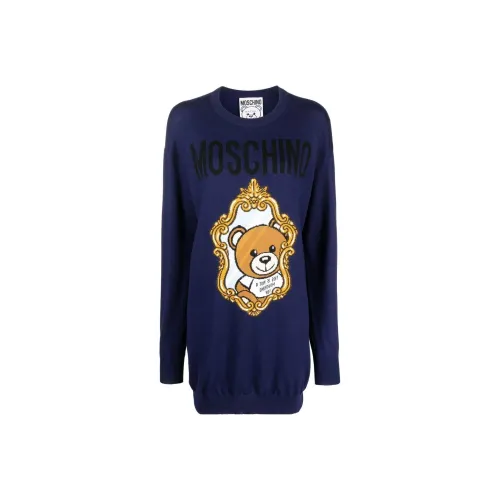 MOSCHINO Blue Женские Длинные Платья с Рукавами