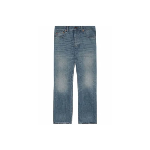 GUCCI Синие Женские Джинсы