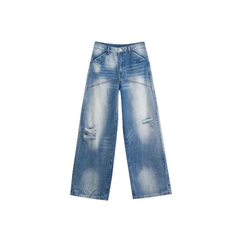 Richie Macie Джинсы Женские Светло-Синий