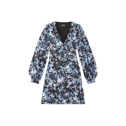 THE KOOPLES Blue Женские Длинные Рукава Платья