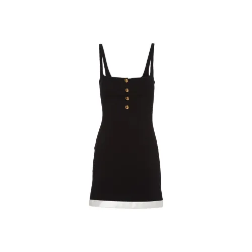 MIU MIU Черное Женское Платье без рукавов
