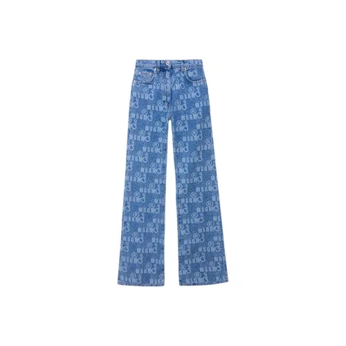 MSGM Синие Женские Джинсы