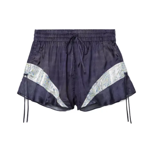 ISABEL MARANT Фиолетовые Женские Повседневные Шорты