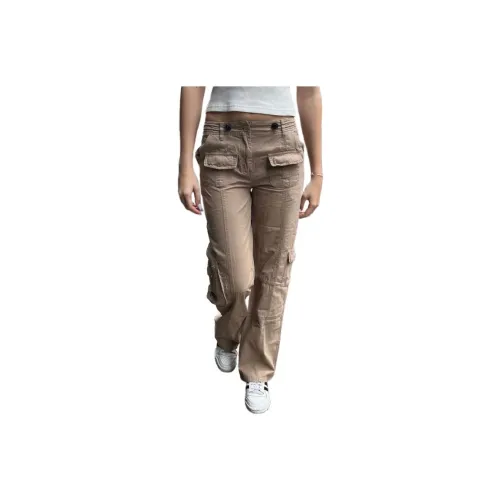 Brandy Melville Темные умбровые женские брюки карго