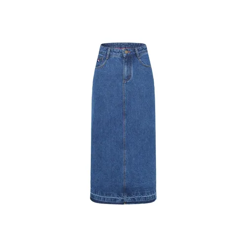 NAVIGARE Деним Длинная Юбка Женская