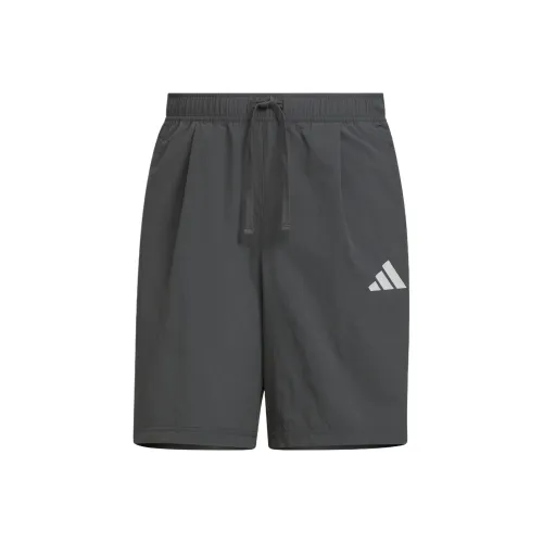 Adidas Повседневные шорты Мужские Однотонные Серые