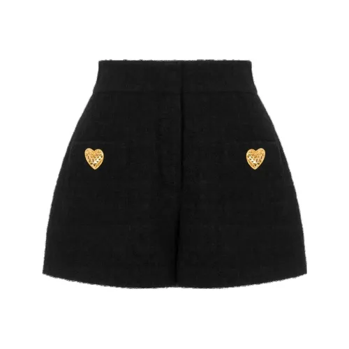 MOSCHINO Черные Женские Повседневные Шорты