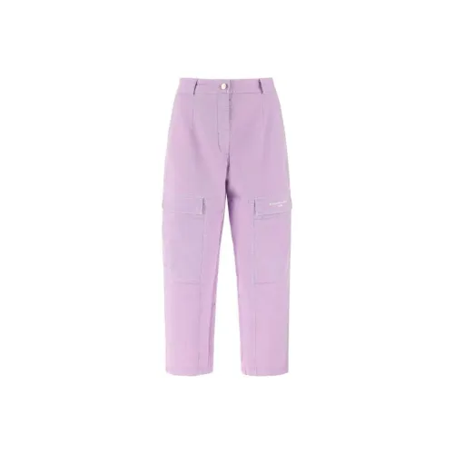 STELLA MCCARTNEY Фиолетовые Женские Брюки Карго