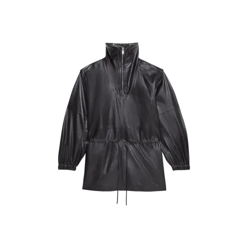 Helmut Lang SS24 Длинное платье с длинными рукавами женское черное