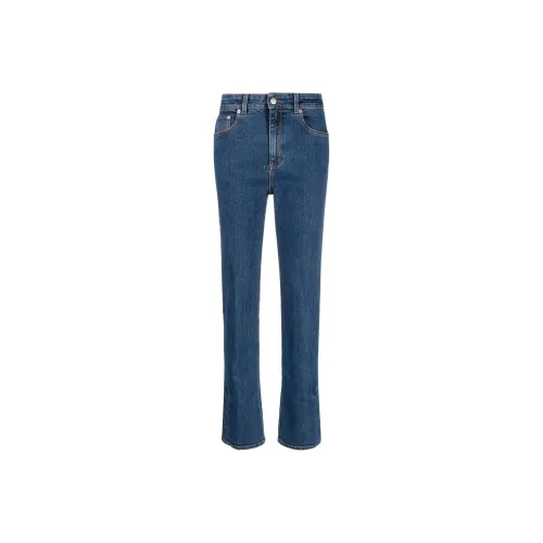 Alexander McQueen Blue Women's Jeans  
Александр Маккуин Синий Женские Джинсы