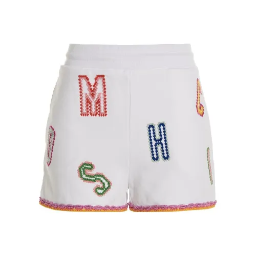 MOSCHINO Белые Женские Повседневные Шорты