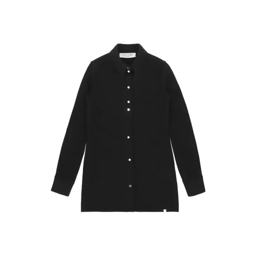 1017 Alyx 9SM Black Женские Длинные Платья с Рукавами