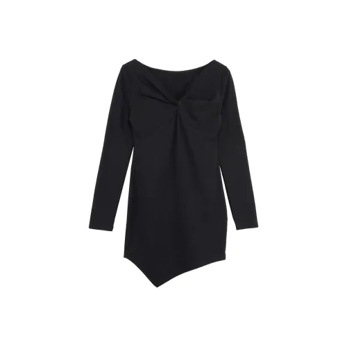 A21 Женские Длинные Платья с Рукавами