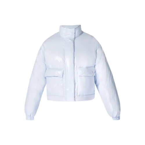 Victoria's Secret Sweaty Betty SHINE Укороченный SKI Puffer SALT Синий Пуховая куртка Женские SALT Синий