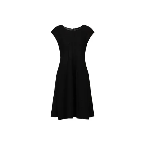 EMPORIO ARMANI SS23 Без рукавов Платье Женское Черное