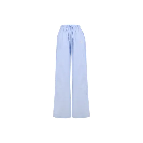 PEASLUNA 2025 Spring Casual Pants Women's Light Blue