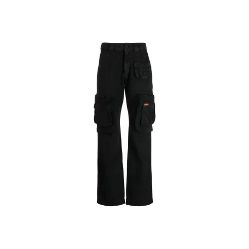 HERON PRESTON Черные Женские Брюки Карго