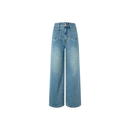 ROBINHOOD Джинсы Женские Винтаж Синий