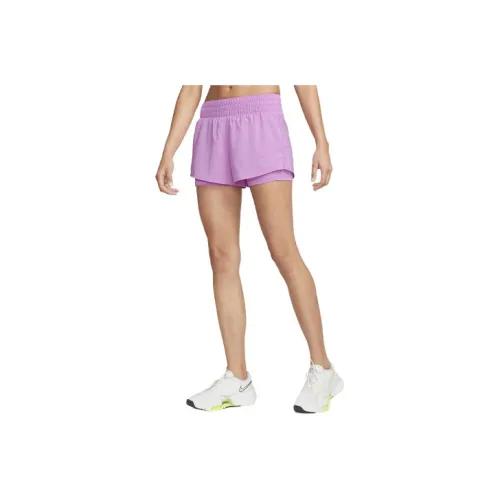 Nike Dri Fit One Повседневные шорты Женские Фиолетовые