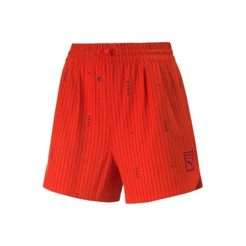 Puma X Vogue Collection Огненно-красные Женские Повседневные шорты