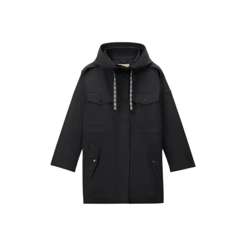 MICHAEL KORS FW24 Хлопковый пуховик женский черный