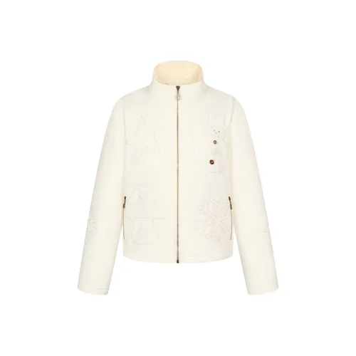 BETWEENAND Хлопковый пуховик Женская Белый