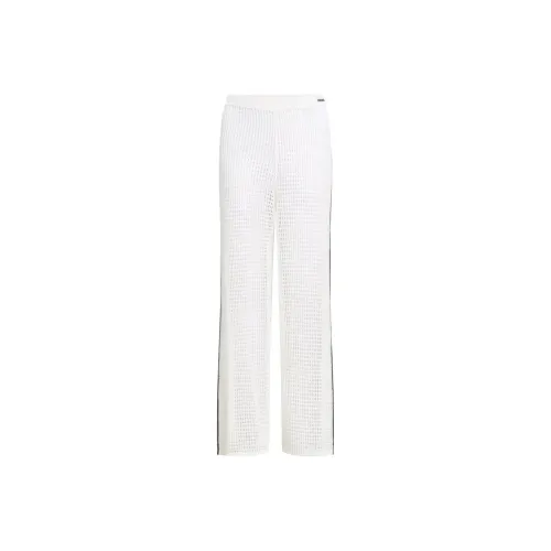 KARL LAGERFELD SS25 Повседневные брюки Женские Белые