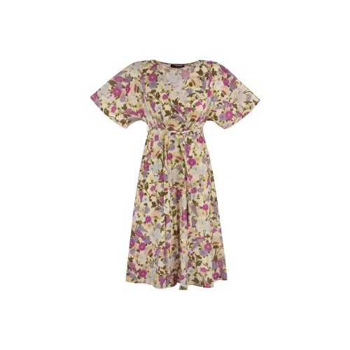 WEEKEND MaxMara Многоцветные Женские Короткие Платья с Рукавами