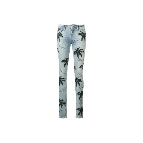 PHILIPP PLEIN Синие Женские Джинсы