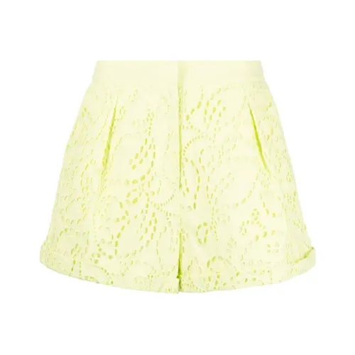 Self Портрет Желтые Женские Повседневные шорты
