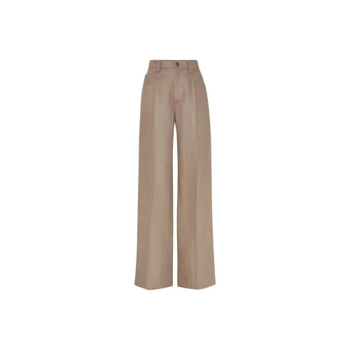 Brunello Cucinelli Тауповые Женские Повседневные Брюки