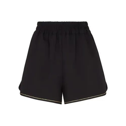 FENDI Черные Женские Повседневные Шорты