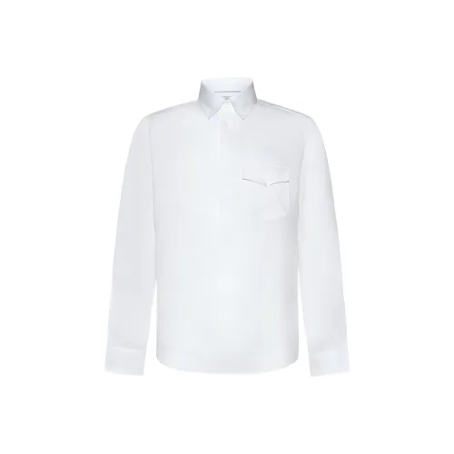 BRUNELLO CUCINELLI Рубашка Мужская Белая