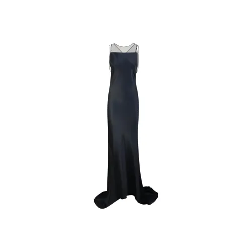 Maison Margiela Морской синий Женские Платья без рукавов