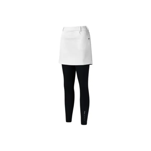 FILA GOLF серия Нефритовый Белый WT Женские Повседневные Штаны