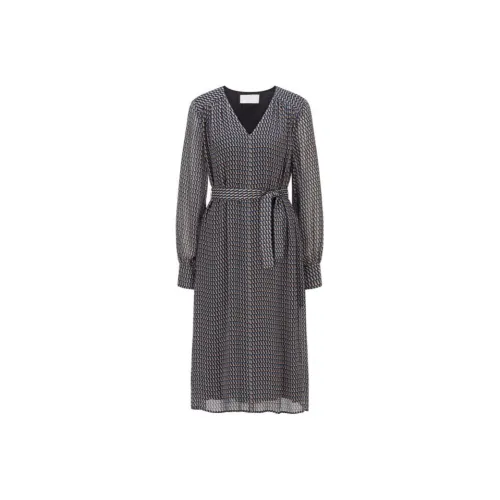 Hugo Boss Длинное платье с длинными рукавами женское