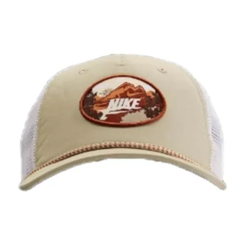 Nike Нейлоновые Кепки Унисекс Хаки
