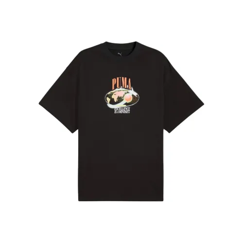 PUMA HOOP DREAMZ T Рубашка Унисекс Черный