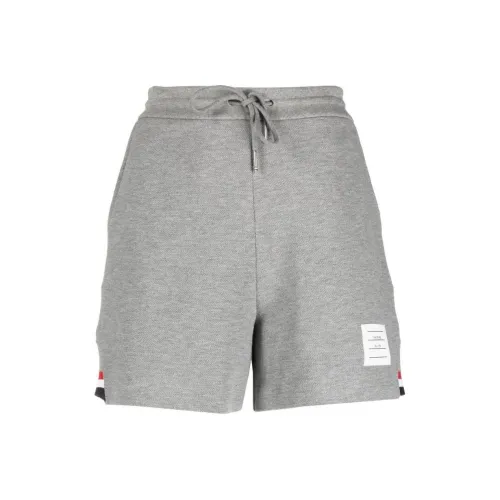 THOM BROWNE Серые Женские Повседневные Шорты