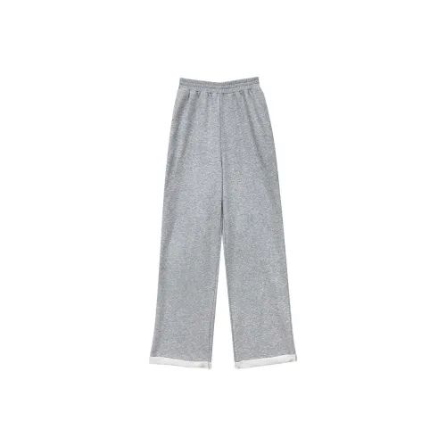 Lulupeach Вязаные Спортивные Штаны Женские Серые