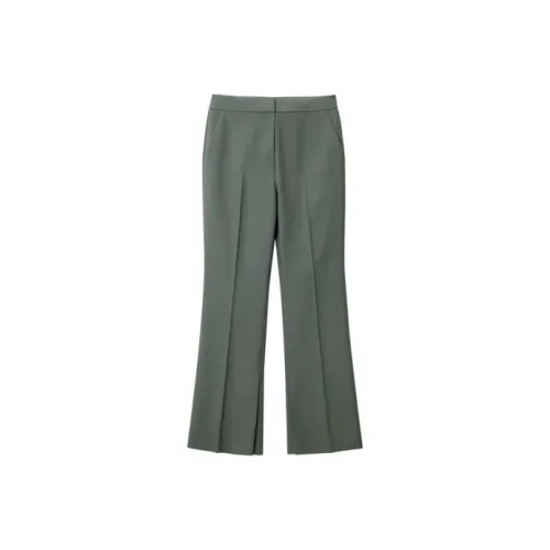 OVV Зеленые и серые 07 Женские костюмные брюки