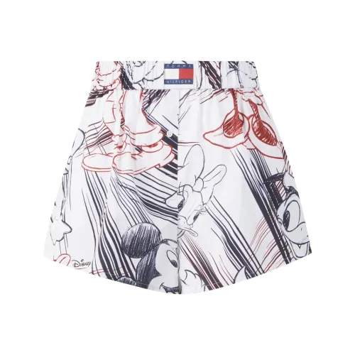 Tommy Hilfiger Tommy Hilfiger x Disney Co Branded SERIES Многоцветные YBL Женские Повседневные шорты