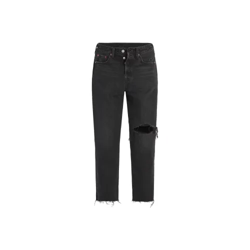 Levis Серые Женские Джинсы