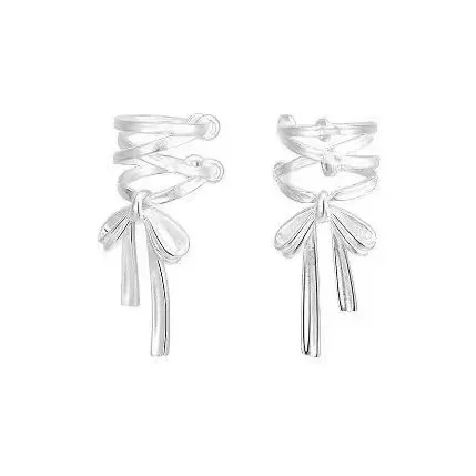 HAZYOU Сплав Нижняя заколка On Серьги Женские