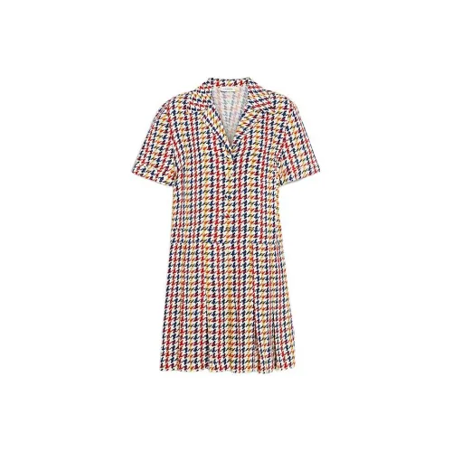 COACH Многоцветные Женские Короткие Платья с Рукавами