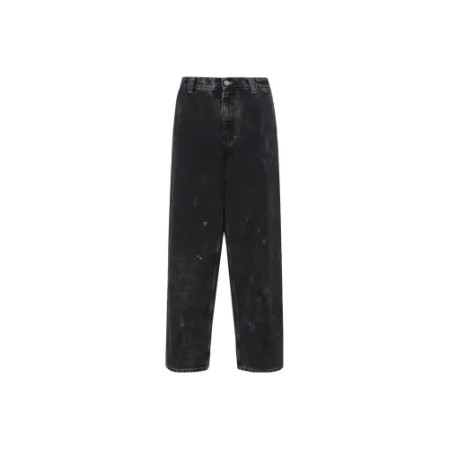 Maison Margiela Женские джинсы черного цвета