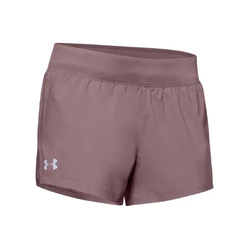 Under Armour Launch Silent Розовые Женские Повседневные шорты