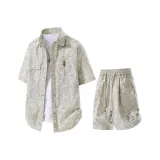 Mist Gray (Mist Gray Top + Mist Gray Shorts)  
Мист Серый (Мист Серый Топ + Мист Серый Шорты)